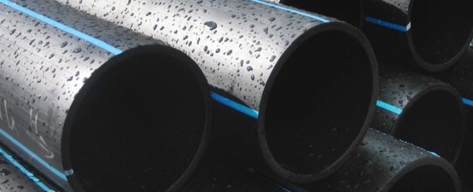 Polyethylene pipes for indoor and outdoor use