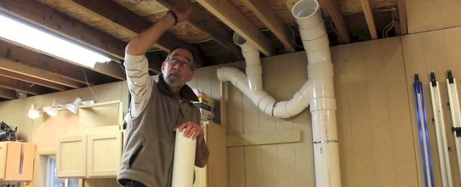 do-it-yourself ventilation from sewer pipes