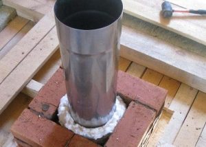 How to insulate a metal chimney pipe