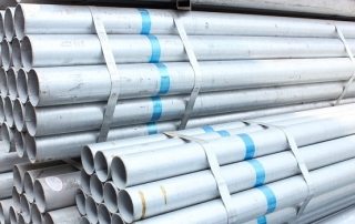 Steel and gas pipes