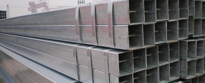 Metal square pipes