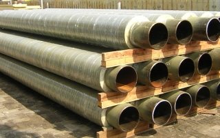 Steel pipe in isolation PPU