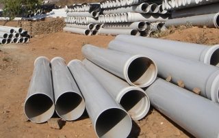 Sizes of polypropylene pipes