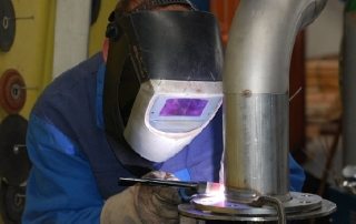 Galvanized pipe welding