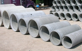 Chrysotile cement pipes