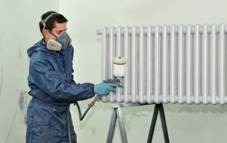 Paint for heating radiators