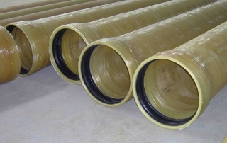 Fiberglass pipes