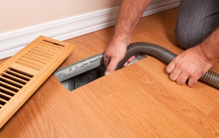 Cleaning the ventilation ducts