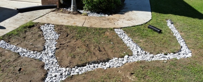 DIY site drainage