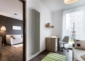 Vertical wall radiators